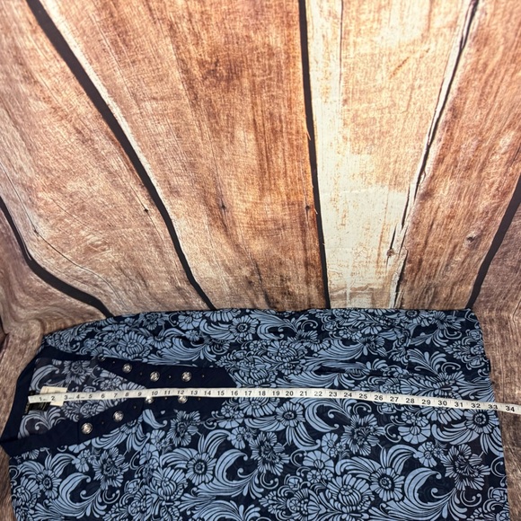 Lane Bryant blue Floral Tunic - Picture 6 of 6